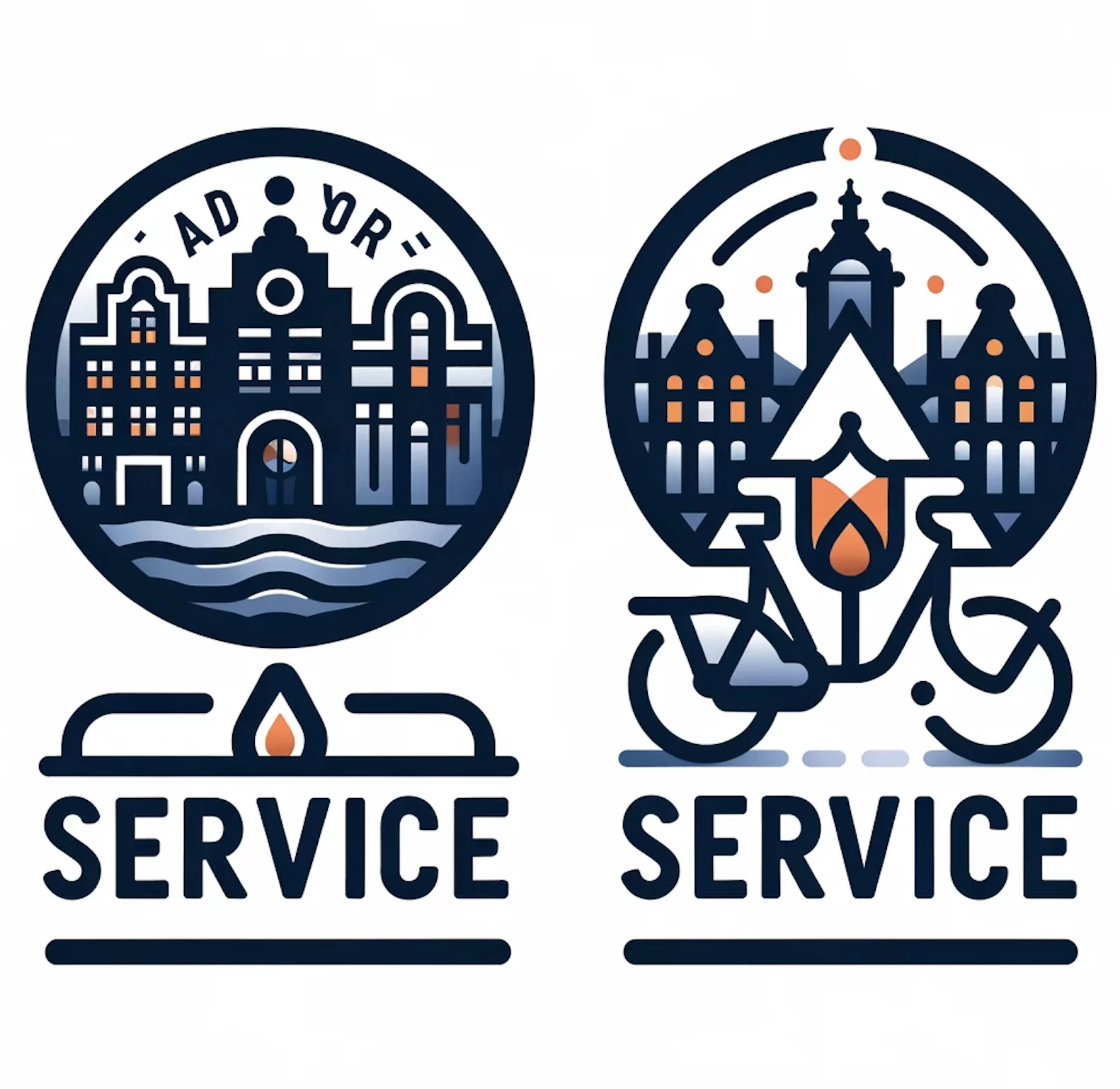 Logo ad your service gegenereerd met OpenAI