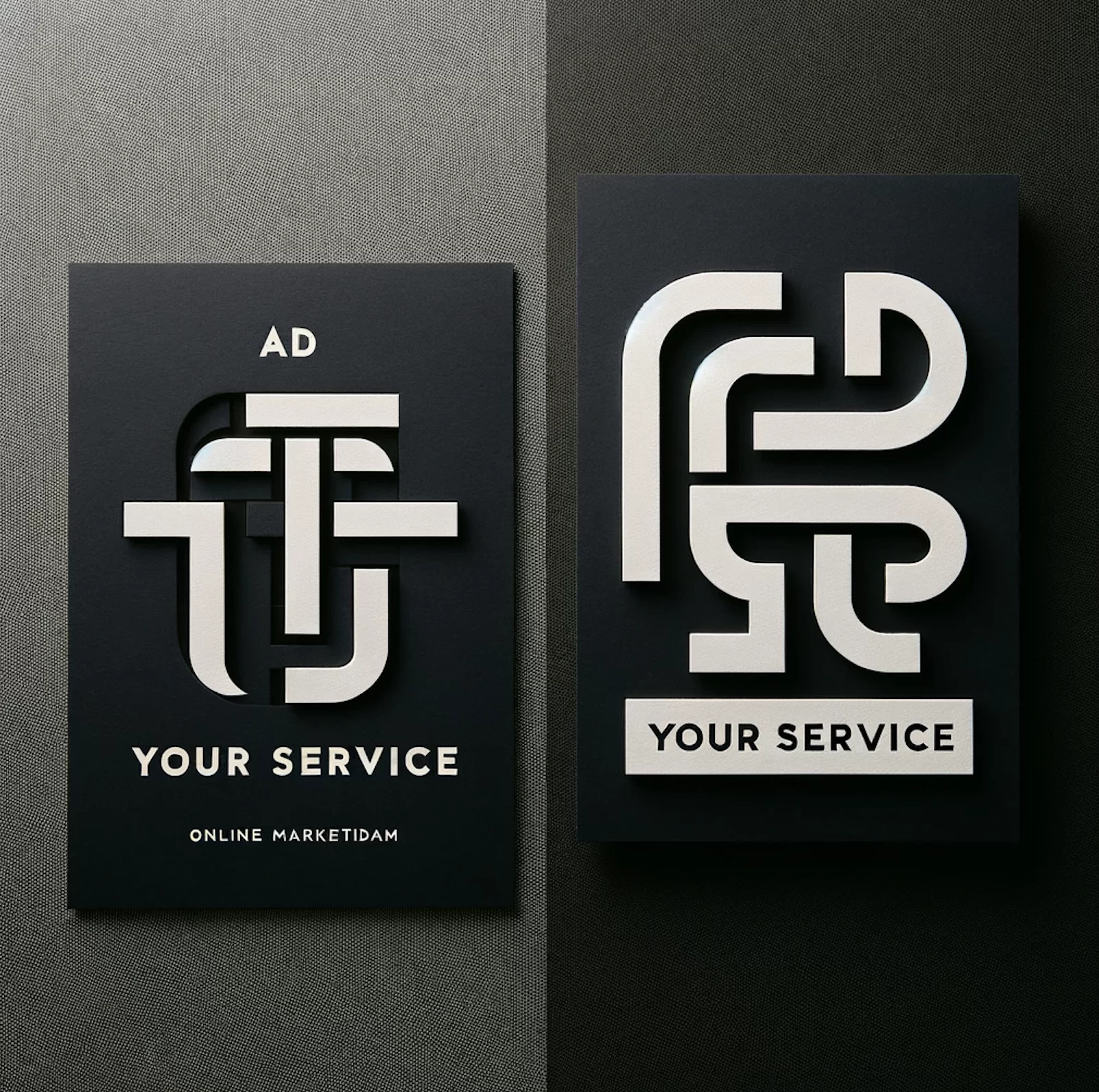 Logo ad your service gegenereerd met OpenAI